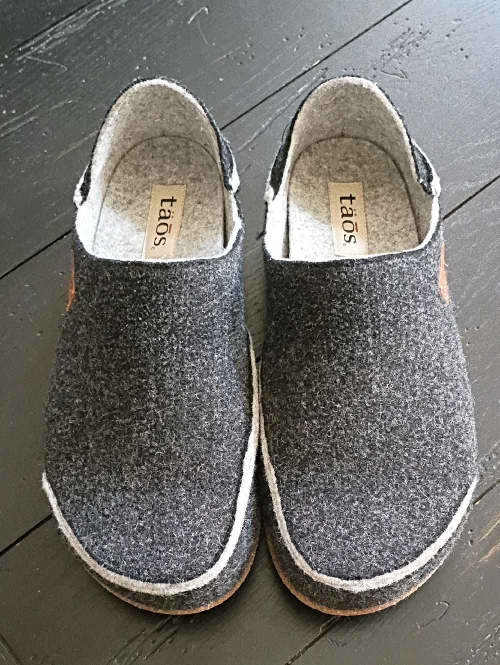 Taos Footwear Charcoal Convertawool Unisex Shoe Clog Sz 41 EU 10-10.5 US Women